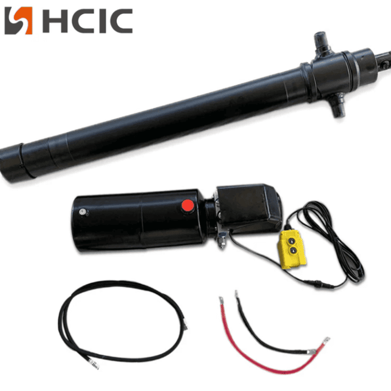 Υδραυλικός κύλινδρος τρέιλερ 4TG-E90-1000 + Συνδυασμός προσαρμοσμένης μονάδας ισχύος