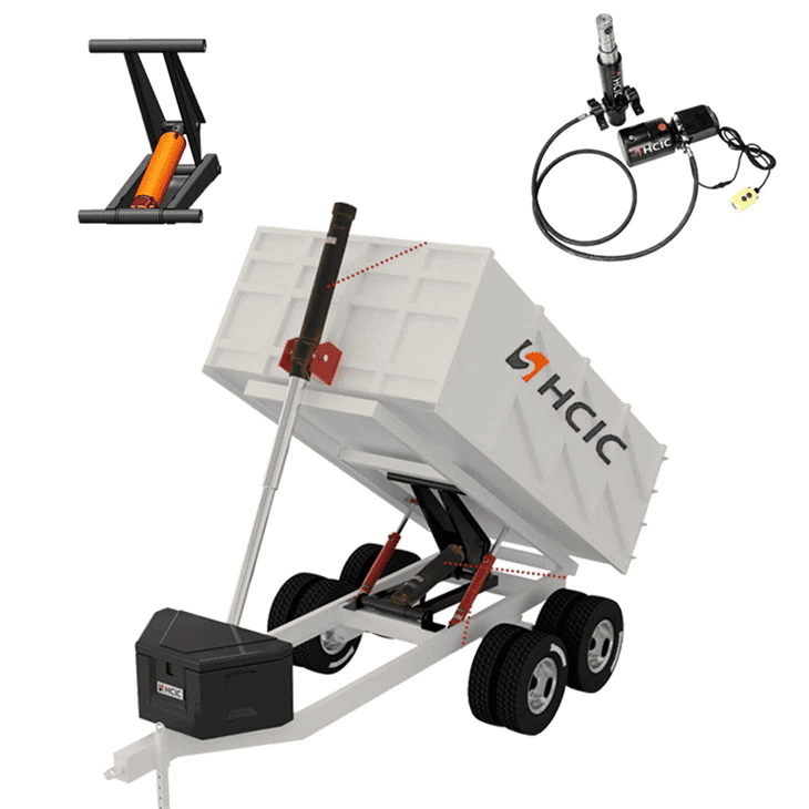 Κύλινδρος υδραυλικού λαδιού υψηλής πίεσης μεγάλων τόνων HSG για ρυμουλκούμενο